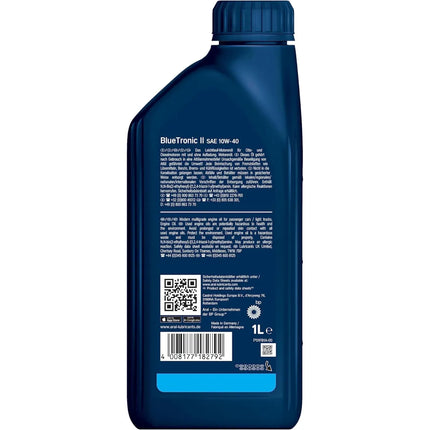Aral BlueTronic II SAE 10W-40 Motoröl 1 Liter