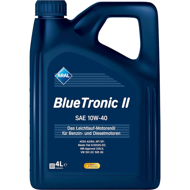 Aral BlueTronic II SAE 10W-40 Motoröl 4 Liter