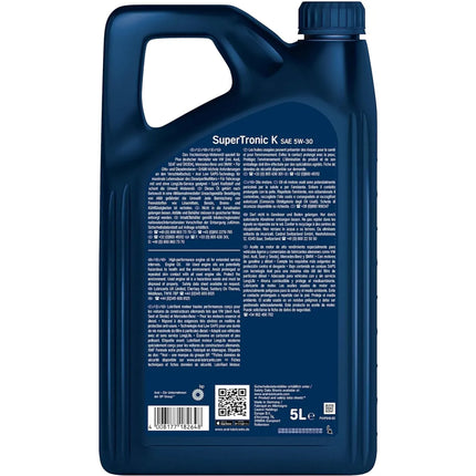 Aral SuperTronic K 5W-30 Motoröl 5 Liter