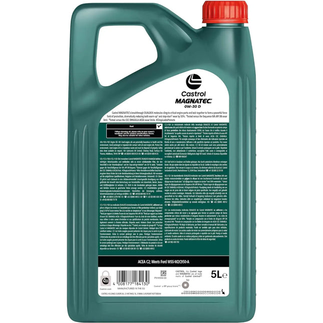 Castrol MAGNATEC 0W-30 D Motoröl 5 Liter